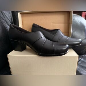 Clarks Black Leather Collection Shoes